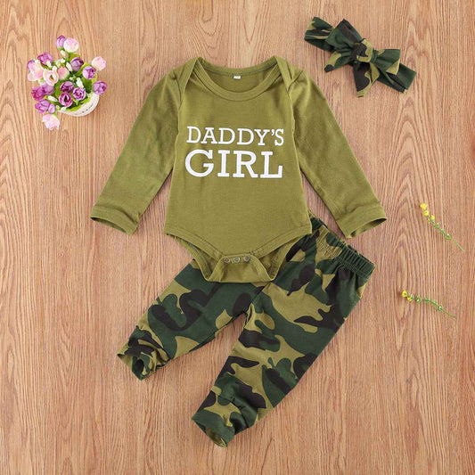 New Children's Camouflage Printed Set for Stylish Kids