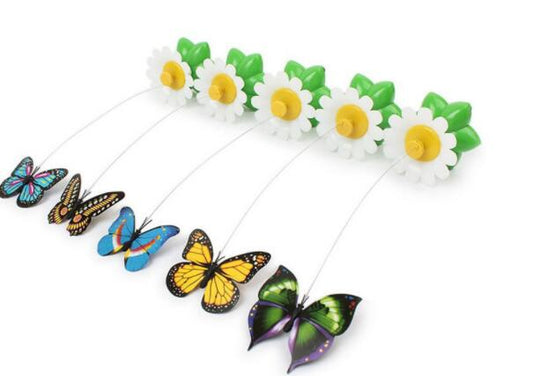Electric Automatic Rotating Flower Pet Products - SKY WORLD CART