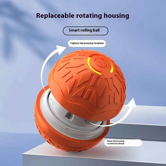 Electric Jumping Ball for Dogs – Automatic Teasing Toy with Luminous Features for Pet Training and Fun