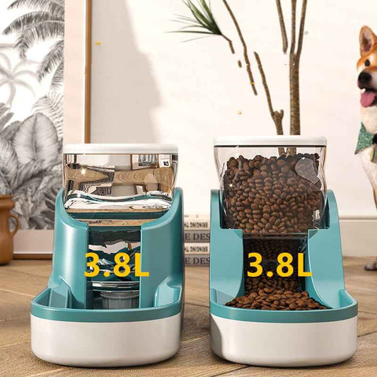 Pets Water Dispenser for Cats and Dogs - Automatic Pet Water Dispenser and Feeder