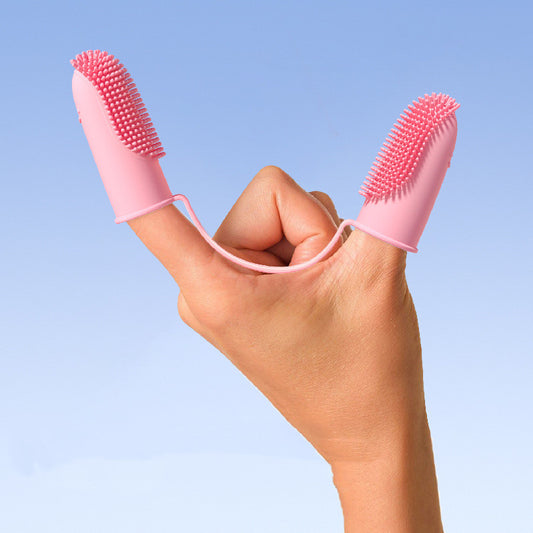 Pet Products Tooth Cleaning Finger Set - SKY WORLD CART