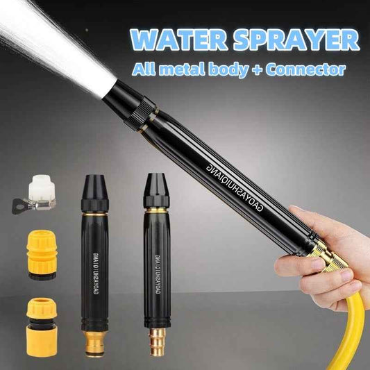 Portable High Pressure Car Wash Nozzle - Adjustable Water Gun for Home and Garden